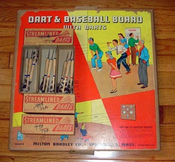 Milton Bradley dart game package
