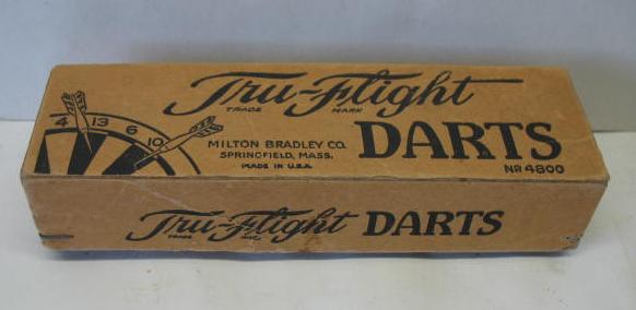 Milton Bradley darts box